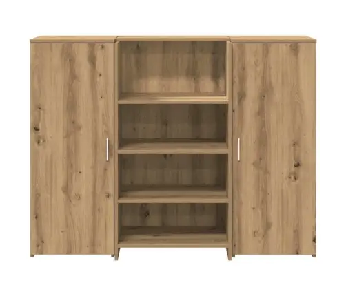 Reģistratūra, Koka Krāsa, 135X50X103,5 Cm, Inženierijas Koks Vidaxl