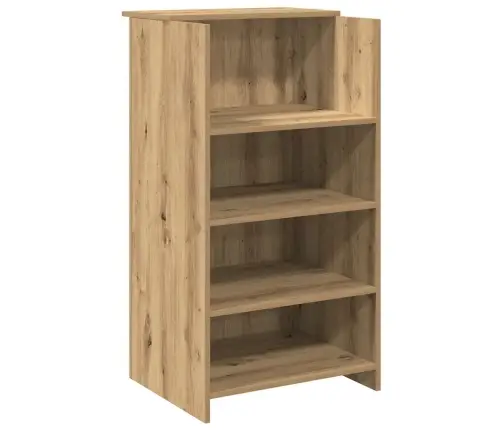 Reģistratūra, Koka Krāsa, 135X50X103,5 Cm, Inženierijas Koks Vidaxl