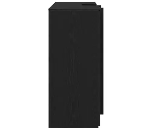 Vastuvõtulaud, Must Tamm, 155X50X103,5 cm Tehispuit