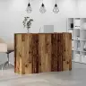 Reģistratūra, Veca Koka, 155X50X103,5 Cm, Inženierijas Koks Vidaxl