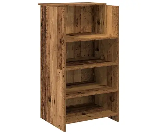Reģistratūra, Veca Koka, 155X50X103,5 Cm, Inženierijas Koks Vidaxl