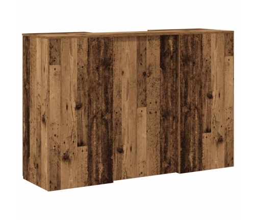 Reģistratūra, Veca Koka, 155X50X103,5 Cm, Inženierijas Koks Vidaxl