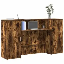 Registratūra, Dūminio Ąžuolo, 180X50X103,5 cm Apdirbta Mediena