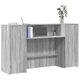 Reģistratūra, 180X50X103,5 Cm, Inženierijas Koks Vidaxl