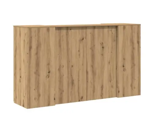 Reģistratūra, Koka Krāsa, 180X50X103,5 Cm, Inženierijas Koks Vidaxl