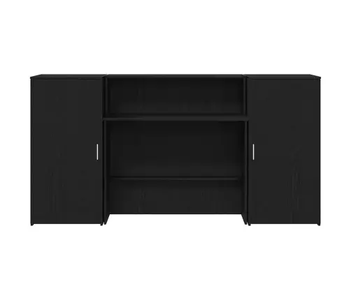 Registratūra, Juodas Ąžuolas, 200X50X103,5 cm Apdirbta Mediena