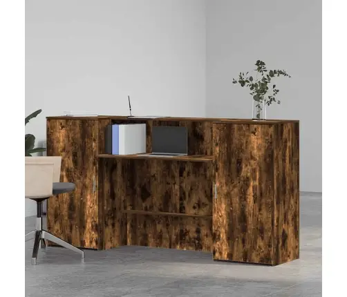 Reģistratūra, 200X50X103,5 Cm, Inženierijas Koks Vidaxl