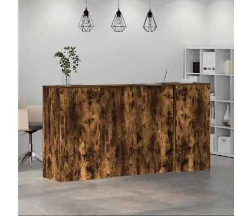 Reģistratūra, 200X50X103,5 Cm, Inženierijas Koks Vidaxl