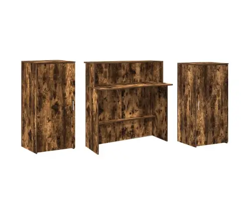 Reģistratūra, 200X50X103,5 Cm, Inženierijas Koks Vidaxl