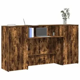 Reģistratūra, 200X50X103,5 Cm, Inženierijas Koks Vidaxl