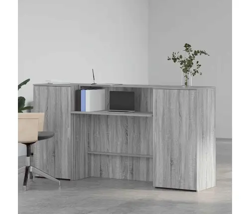 Vastuvõtulaud, Hall Sonoma Tamm, 200X50X103,5 cm Tehispuit