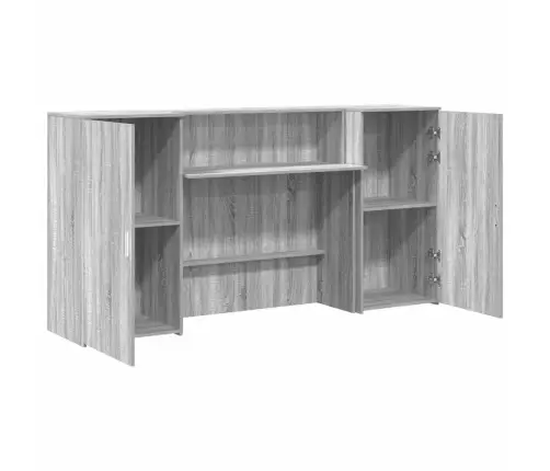 Vastuvõtulaud, Hall Sonoma Tamm, 200X50X103,5 cm Tehispuit