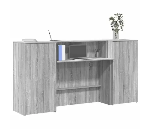 Vastuvõtulaud, Hall Sonoma Tamm, 200X50X103,5 cm Tehispuit