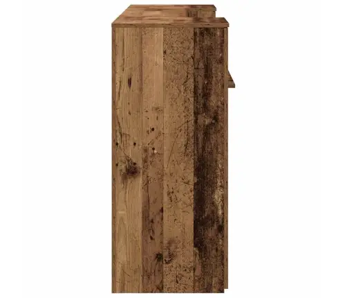 Reģistratūra, Veca Koka, 200X50X103,5 Cm, Inženierijas Koks Vidaxl
