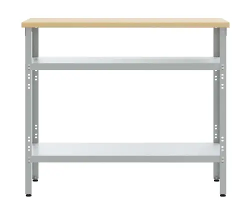 Darbo Stalas Su Lentyna Su Saugykla Pilka 100 X 55 X 85 Cm