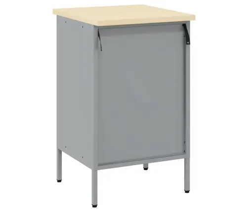 Darbnīca Melna Un Pelēka 50 X 55 X 85 Cm Pulverkrāsots Tērauds Vidaxl