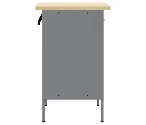 Darbinis Stalas Su Stalčių Juoda Ir Pilka 50 X 55 X 85 Cm Darbinis Stalas Su Stalčių Juoda Ir Pilka 50 X 55 X 85 Cm