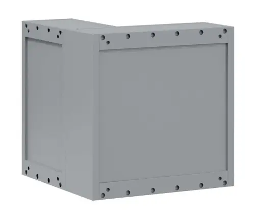 Stūra Rīku Skapītis, Sienas Montējams Un Bloķējams, Melns Tērauds Vidaxl