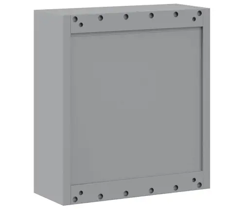 Rīku Skapītis Pie Sienas Melns 50X20X55 Cm Tērauds Vidaxl