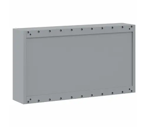 Rīku Skapis Ar Plauktu Sarkans Un Pelēks 50 X 20 X 55 Cm Vidaxl