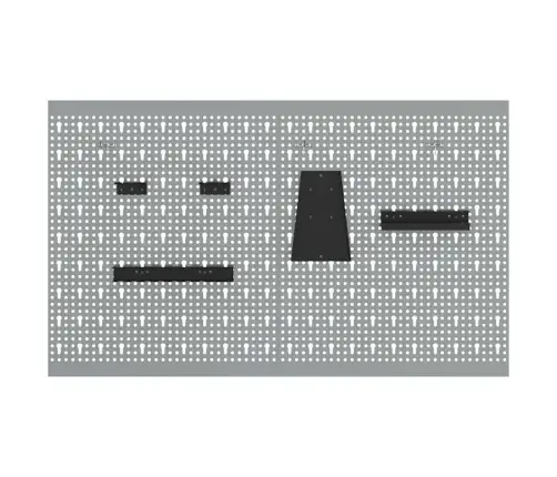 Sandėliavimo Suolas 2 Pcs Pilka 100 X 1 X 60 Cm