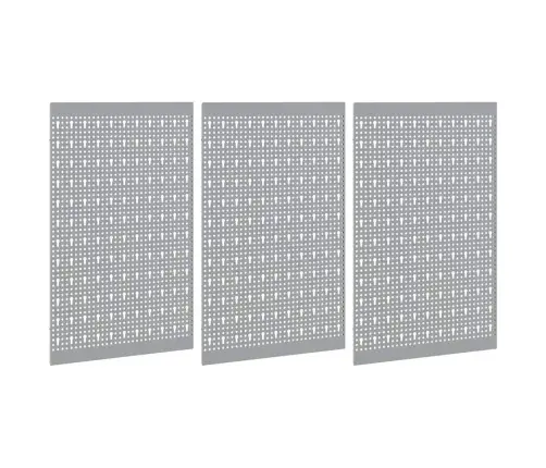 Sandėliavimo Suolas 3 Pcs Pilka 150 X 1 X 60 Cm