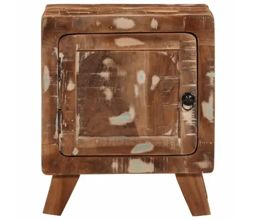 Spintelė Prie Lovos 40X32X46 Cm Regeneruota Medžio Masyvo Spintelė Prie Lovos 40X32X46 Cm Regeneruota Medžio Masyvo