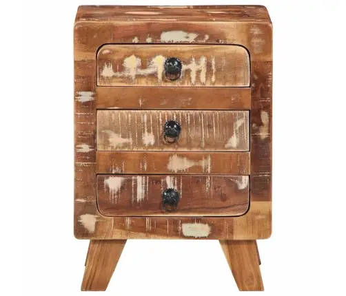 Lovos Spintelė 2 Vnt 37X32X50 Cm Perdirbta Medžio Masyvo