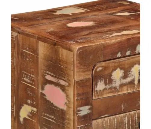 Lovos Spintelė 2 Vnt 37X32X50 Cm Perdirbta Medžio Masyvo