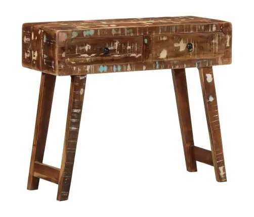 Konsoles Galds 90X32X75 Cm Reģenerēts Masīvkoks Vidaxl