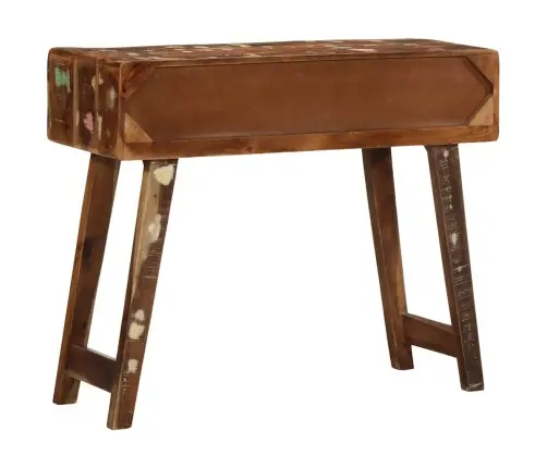 Konsoles Galds 90X32X75 Cm Reģenerēts Masīvkoks Vidaxl