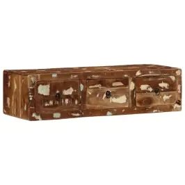 Sienas Televizora Skapis 100X32X25 Cm Reģenerēts Masīvkoks Vidaxl