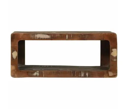 Tv Skapis Ar Plauktu Daudzkrāsains Pārstrādāts Masīvkoks Vidaxl