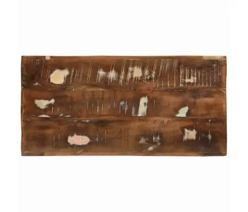 Tv Skapis Ar Plauktu Daudzkrāsains Pārstrādāts Masīvkoks Vidaxl