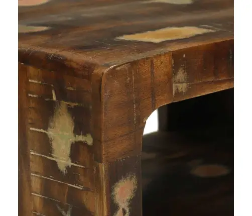 Tv Spintelių Komplektas 3 Pcs Perdirbtos Medienos Masyvas