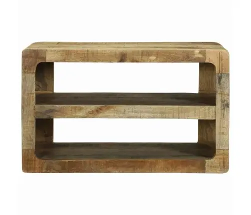 Tv Skapis Ar Plauktu Brūna 60 X 32 X 36 Cm Mango Masīvkoks Vidaxl