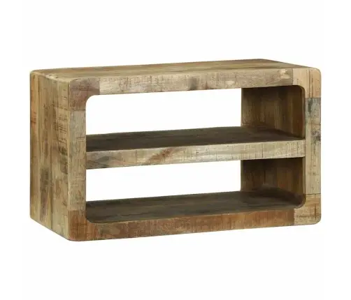 Tv Skapis Ar Plauktu Brūna 60 X 32 X 36 Cm Mango Masīvkoks Vidaxl