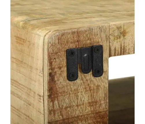 Telerikapp Riiuliga Pruun 80 X 32 X 36 Cm Mangopuit