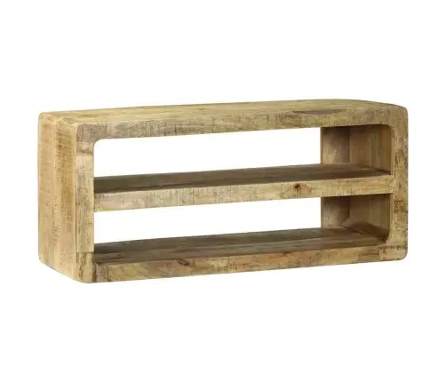 Telerikapp Riiuliga Pruun 80 X 32 X 36 Cm Mangopuit