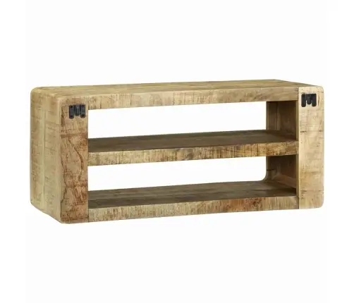 Telerikapp Riiuliga Pruun 80 X 32 X 36 Cm Mangopuit