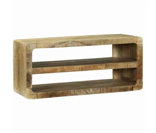 Telerikapp Riiuliga Pruun 80 X 32 X 36 Cm Mangopuit