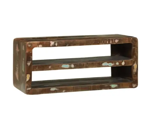Tv Skapis Daudzkrāsains 80 X 32 X 36 Cm Pārstrādāts Masīvkoks Vidaxl