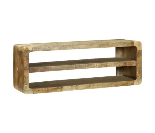 Tv Skapis Ar Plauktu Brūna 100 X 32 X 36 Cm Mango Masīvkoks Vidaxl