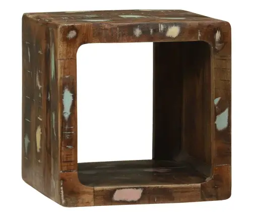 Tv Vienība Ar Plauktu 2 Pcs Daudzkrāsains Pārstrādāts Masīvkoks Vidaxl