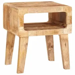 Lõpplauad Riiuliga 40 X 32 X 46 Cm Mangopuit