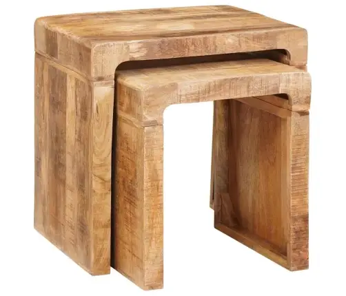 Galdiņi Brūna Mango Masīvkoks Vidaxl