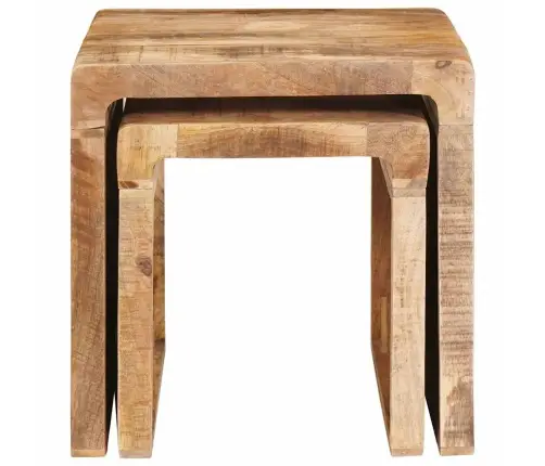 Galdiņi Brūna Mango Masīvkoks Vidaxl