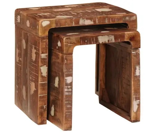 Lõpplauad Pruun Tugev Taastatud Puit