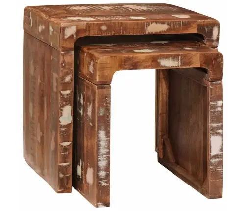 Lõpplauad Pruun Tugev Taastatud Puit