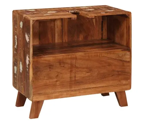 Vannas Istabas Skapītis Ar Plauktu Ar Uzglabāšanu Ar Durvīm Vidaxl